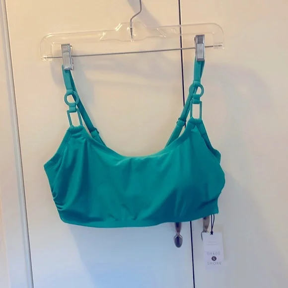2/$30- Shade shore swim bra teal size 38DD new - Picture 3 of 16